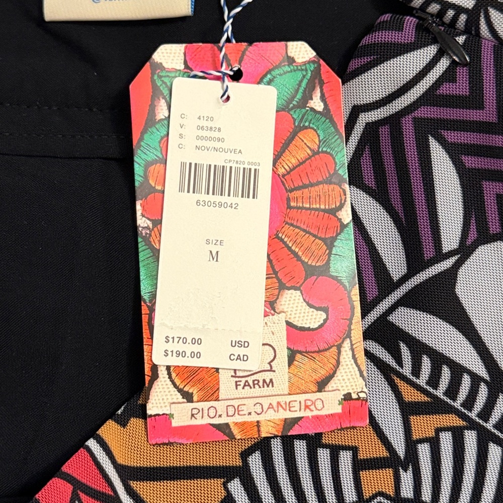 Anthropologie Farm Rio Maxi Skirt Nouveau Color Size M NWT - Picture 6 of 12